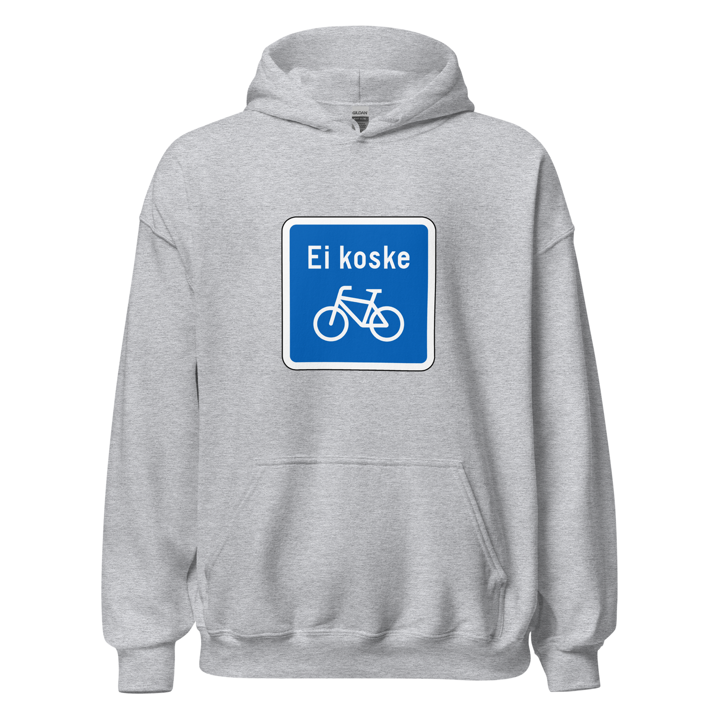 Ei koske polkupyöriä - Unisex Huppari