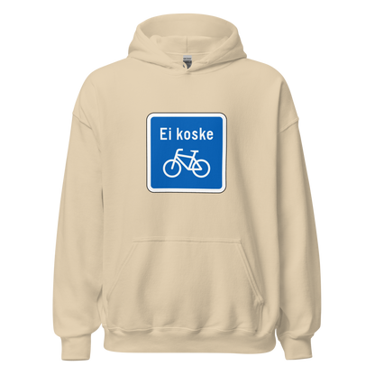 Ei koske polkupyöriä - Unisex Huppari