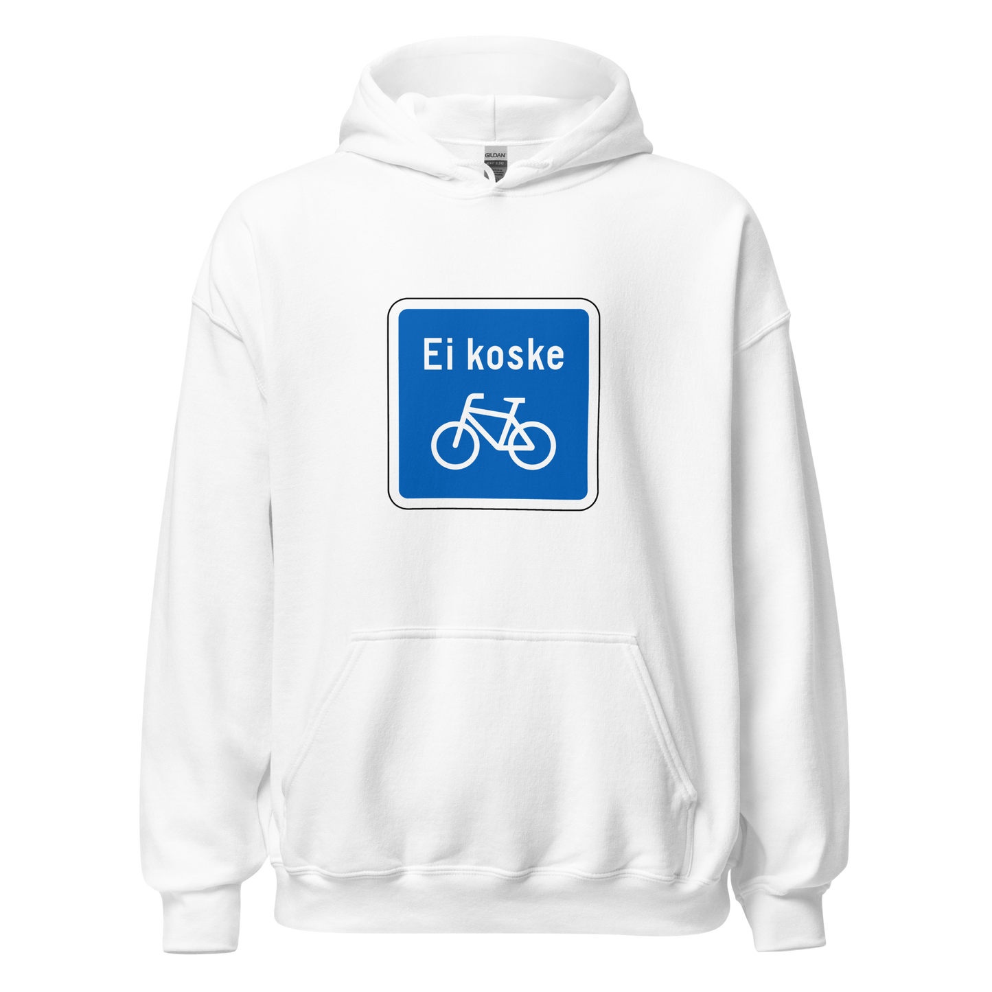 Ei koske polkupyöriä - Unisex Huppari