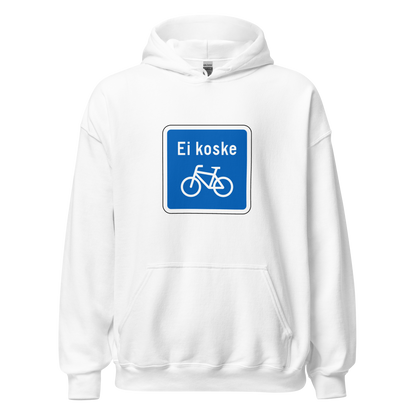 Ei koske polkupyöriä - Unisex Huppari
