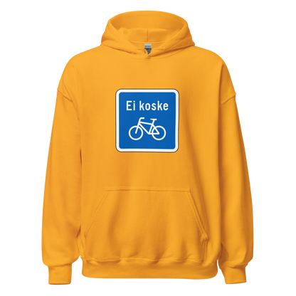 Ei koske polkupyöriä - Unisex Huppari